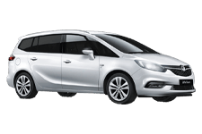 Car Hire Taunton - Vauxhall Zafira 7-Seater - Minibus hire Taunton